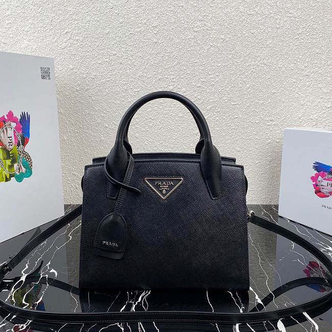 Prada Saffiano Tote in Black  - 1