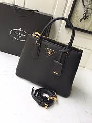 Prada Saffiano Large Tote in Black  - 6