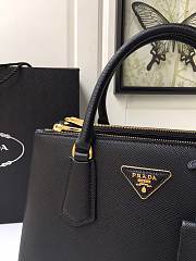 Prada Saffiano Large Tote in Black  - 2