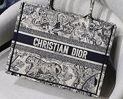 Dior Book Tote Black Tiger small size  - 4