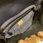 Fendi BAGUETTE Brown Sheepskin Bag - 6