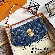 LV Denim Pleaty Bag  - 1