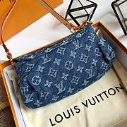 LV Denim Pleaty Bag  - 3