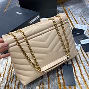 YSL LouLou Mediuml bag in Beige - 3