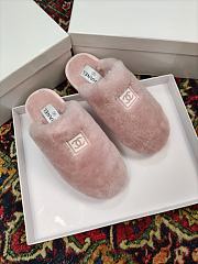 Chanel slippers black&pink&white 002 - 5