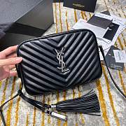 YSL Shoulder Bag Black in Silver Hardware - 1