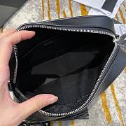 YSL Shoulder Bag Black in Silver Hardware - 5