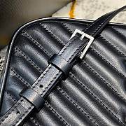 YSL Shoulder Bag Black in Silver Hardware - 2