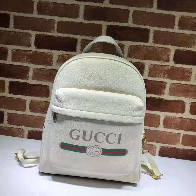 Gucci white Backpack - 1