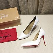 Christina Louboutin Heels in White - 4