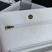 Chanel WOC Caviar Leather in White  - 6