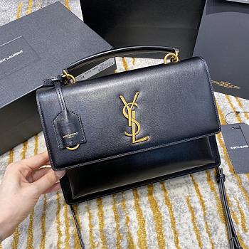 Ysl Sunset Bag in gold Hardware