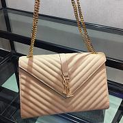 YSL MONOGRAM COLLEGE in Beige - 3