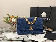 chanel 19 flap Denim bag  - 1