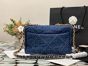 chanel 19 flap Denim bag  - 3