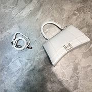 BALENCIAGA HOURGLASS SMALL BAG White - 5