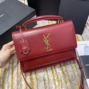 Ysl Sunset Bag in Red