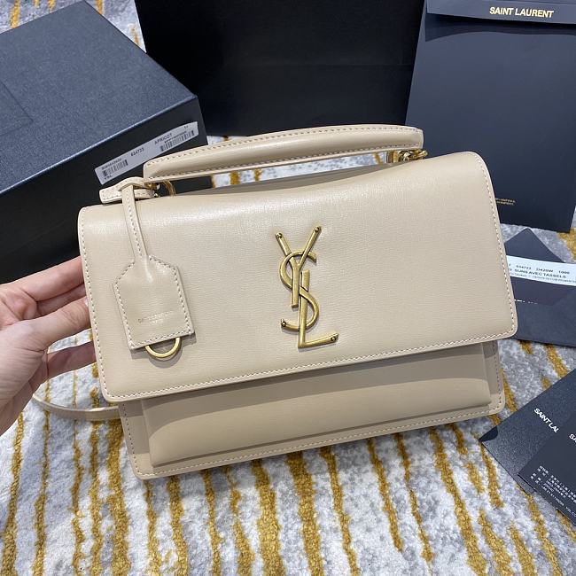 Ysl Sunset Bag in Beige - 1