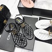 Chanel sandals Black  - 6