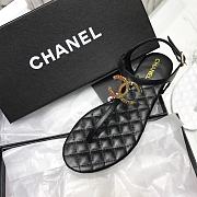 Chanel sandals Black  - 3