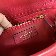 Valentino Garavani Roman Stud Red Bag 25cm - 6