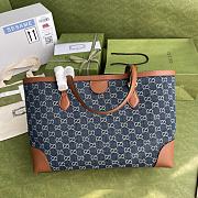 Gucci Denim Tote Bag  - 3