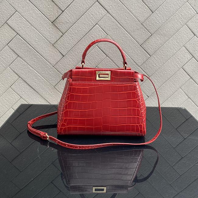 Fendi peekaboo mini red - 1