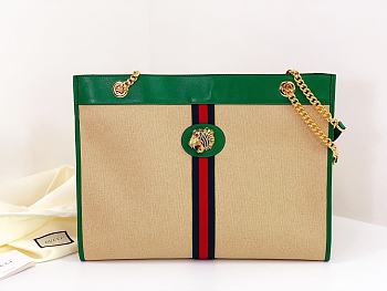 Gucci Rajah Large Tote Green 