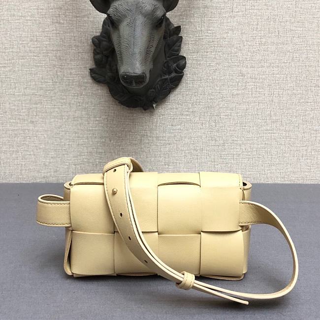 Bottega Veneta Belt Cassette bag in beige - 1