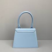 Jacquemus tote bag blue sea 18cm - 3