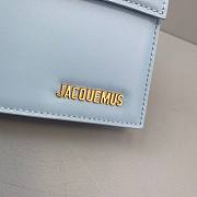 Jacquemus tote bag blue sea 18cm - 5