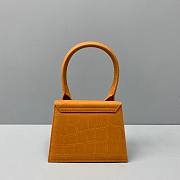 Jacquemus tote bag brown leather 18cm - 3
