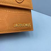 Jacquemus tote bag brown leather 18cm - 2