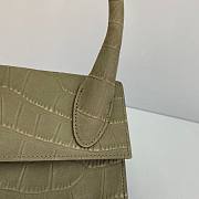 Jacquemus tote bag green leather 18cm - 5
