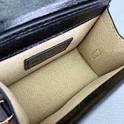 Jacquemus mini tote bag black leather 12cm - 5