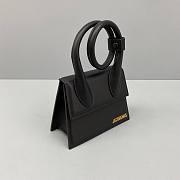Jacquemus Le Chiquito Noeud Handbag Black 18cm - 2