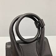 Jacquemus Le Chiquito Noeud Handbag Black 18cm - 6