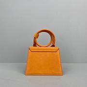 Jacquemus Le Chiquito Noeud Handbag orange 18cm - 4