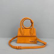 Jacquemus Le Chiquito Noeud Handbag orange 18cm - 2