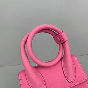 Jacquemus Le Chiquito Noeud Handbag pink 18cm - 5