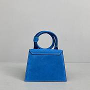 Jacquemus Le Chiquito Noeud Handbag blue 18cm - 2