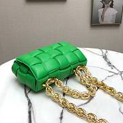 Bottega Veneta The Chain Cassette Green Bag - 5