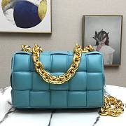 Bottega Veneta The Chain Cassette Blue Bag - 1