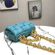 Bottega Veneta The Chain Cassette Blue Bag - 6