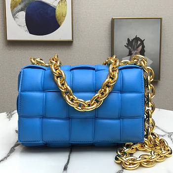 Bottega Veneta The Chain Cassette Very Blue Bag