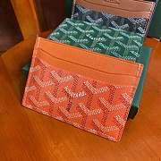 Goyard card holder wallet orange - 5