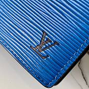 Louis Vuitton VERTICAL Epi Leather Blue M80788 - 3