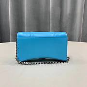 Balenciaga shoulder bag blue leather 19cm - 5