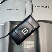 Balenciaga woc black silver shoulder bag  - 1