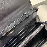 Balenciaga woc black silver shoulder bag  - 3